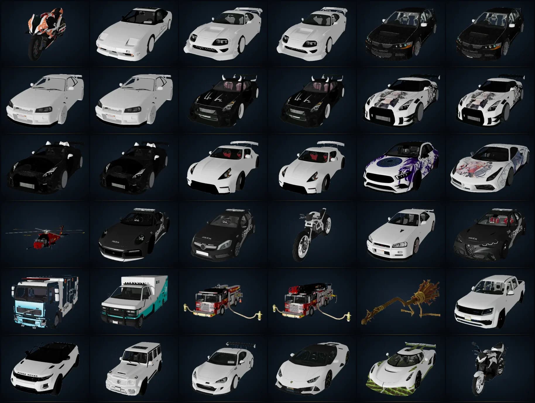 Pack de carros - Rua2