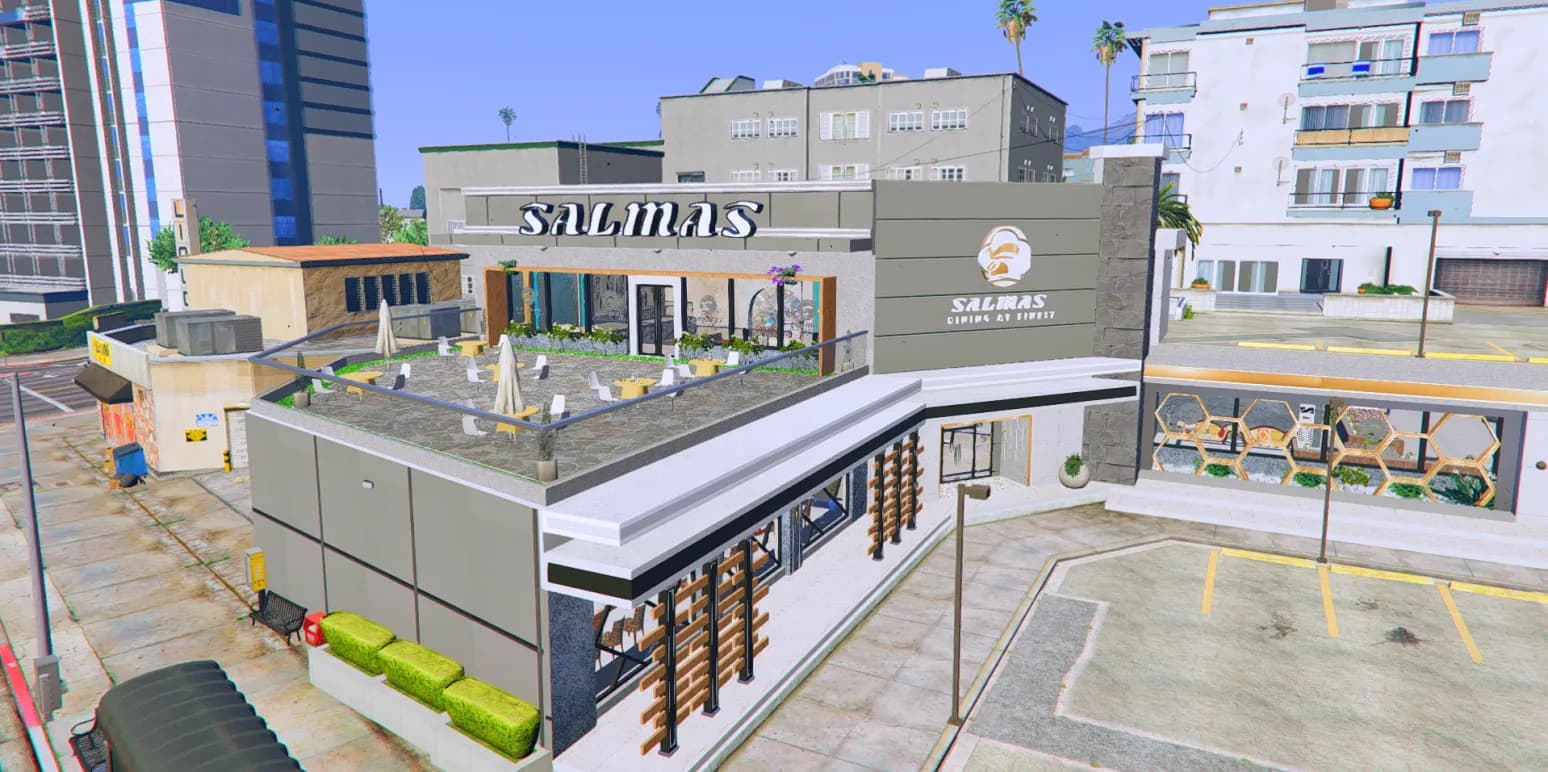 EXCLUSIVIDADE ! New Salmas Restaurant Do Novo Tebex 100% OPEN